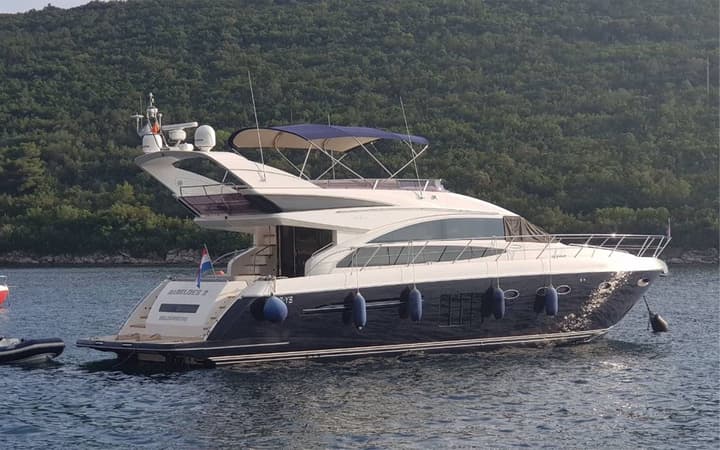 64 Princess luxury charter yacht - Porto Montenegro, Blaža Jovanovića, Tivat, Montenegro