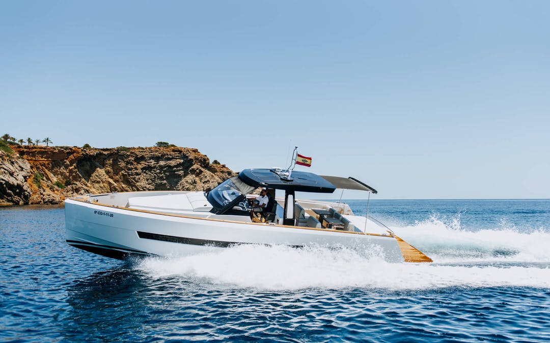 44' Fjord luxury charter yacht - Botafoc Ibiza, Av. de Juan Carlos I, 07800 Ibiza, Balearic Islands, Spain - 1
