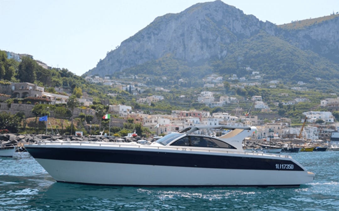 48 Santorini luxury charter yacht - Amalfi Harbor Marina Coppola, Piazzale dei Protontini, Amalfi, Province of Salerno, Italy