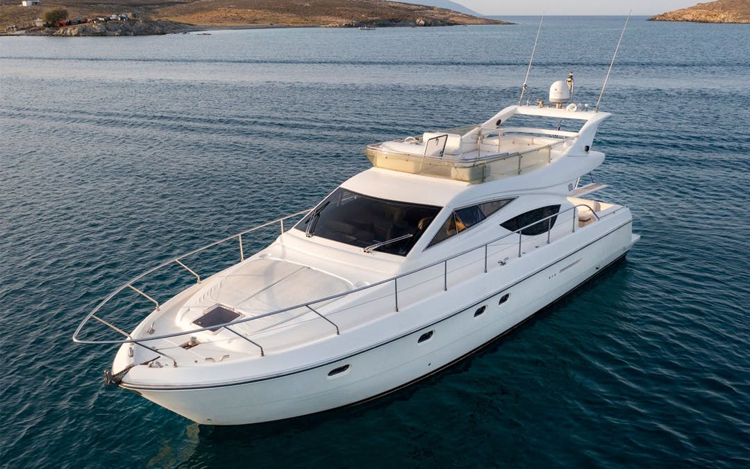 46' Ferretti luxury charter yacht - Mykonos, Mikonos, Greece - 1