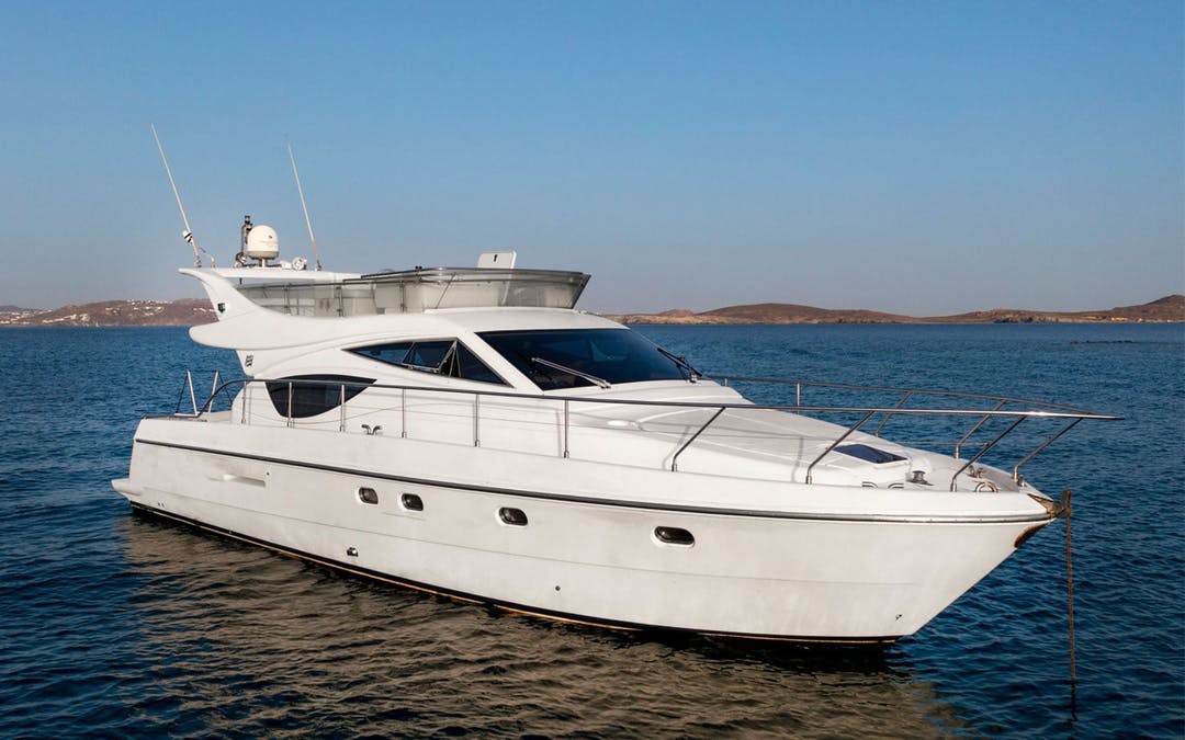 46' Ferretti luxury charter yacht - Mykonos, Mikonos, Greece - 0
