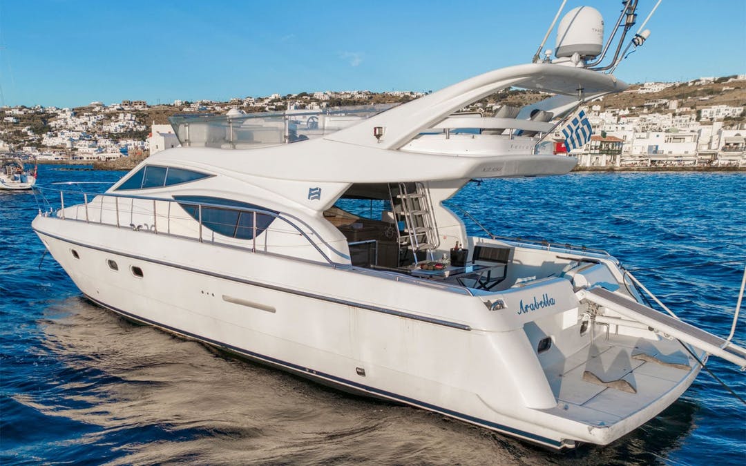 46' Ferretti luxury charter yacht - Mykonos, Mikonos, Greece - 3