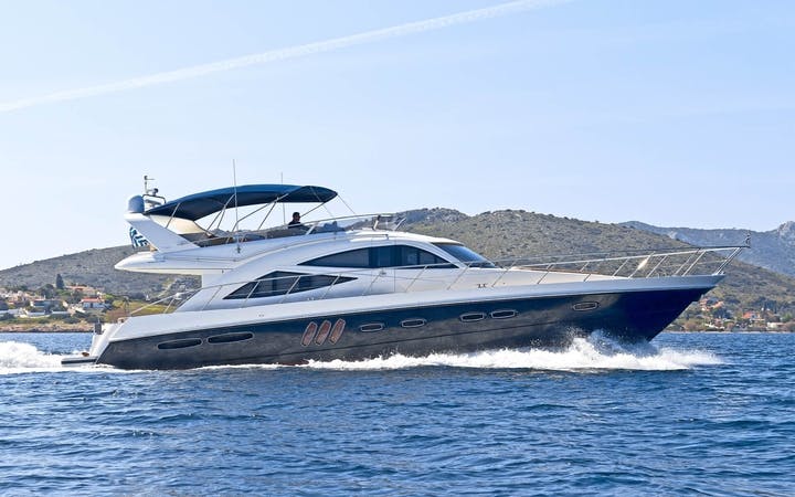 60 Sealine luxury charter yacht - Athens, Greece
