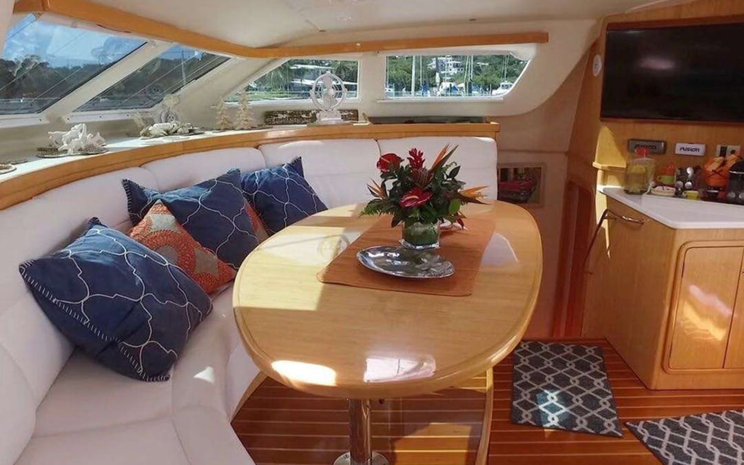 50 St. Francis luxury charter yacht - Saga Haven Marina, St. Thomas, USVI
