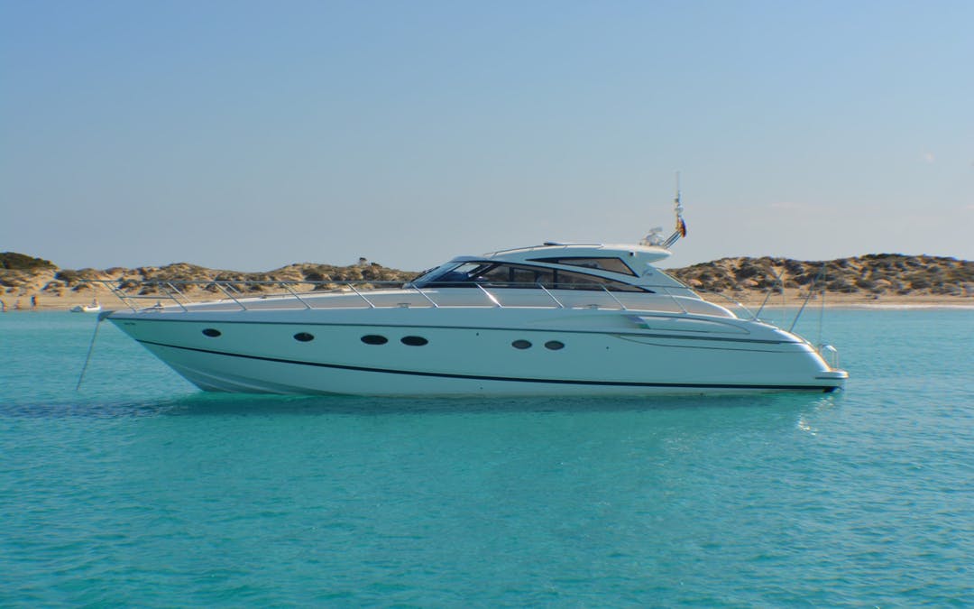 58 Princess luxury charter yacht - Botafoc Ibiza, Av. de Juan Carlos I, 07800 Ibiza, Balearic Islands, Spain