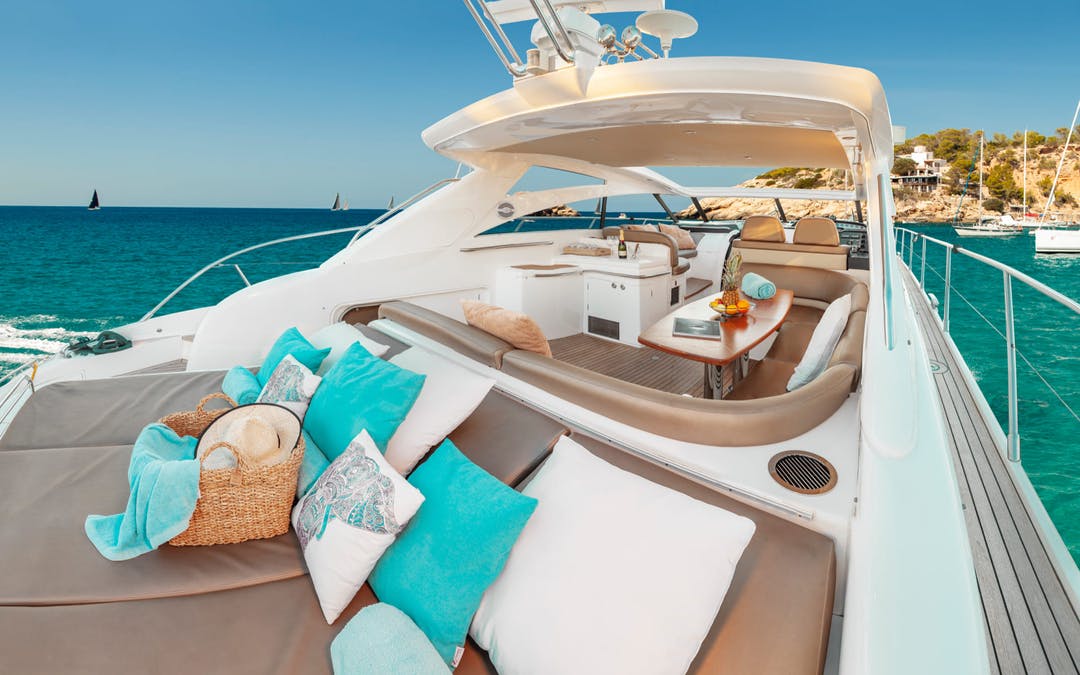 58 Princess luxury charter yacht - Botafoc Ibiza, Av. de Juan Carlos I, 07800 Ibiza, Balearic Islands, Spain