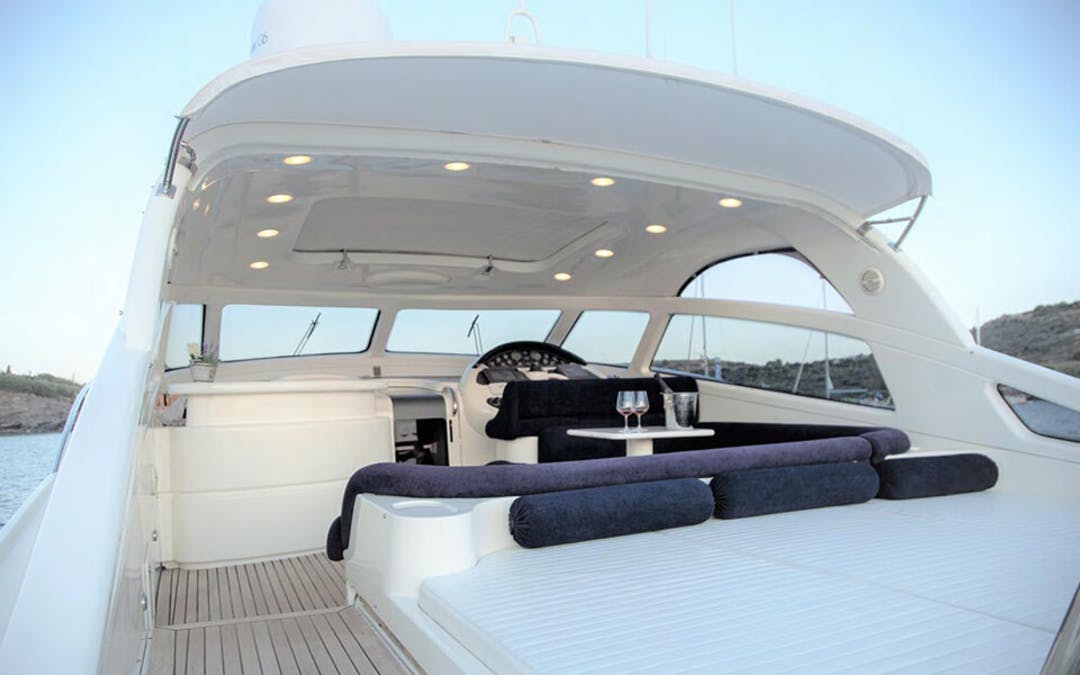 63 Baia luxury charter yacht - Kalo Livadi, Mykonos, Greece