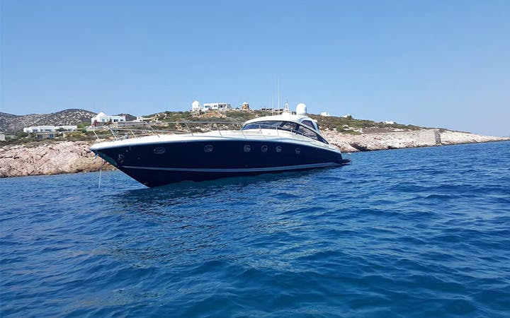 63 Baia luxury charter yacht - Kalo Livadi, Mykonos, Greece