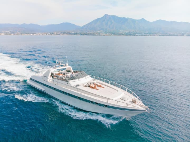 80 Mangusta luxury charter yacht - Puerto Banús, Marbella, Spain
