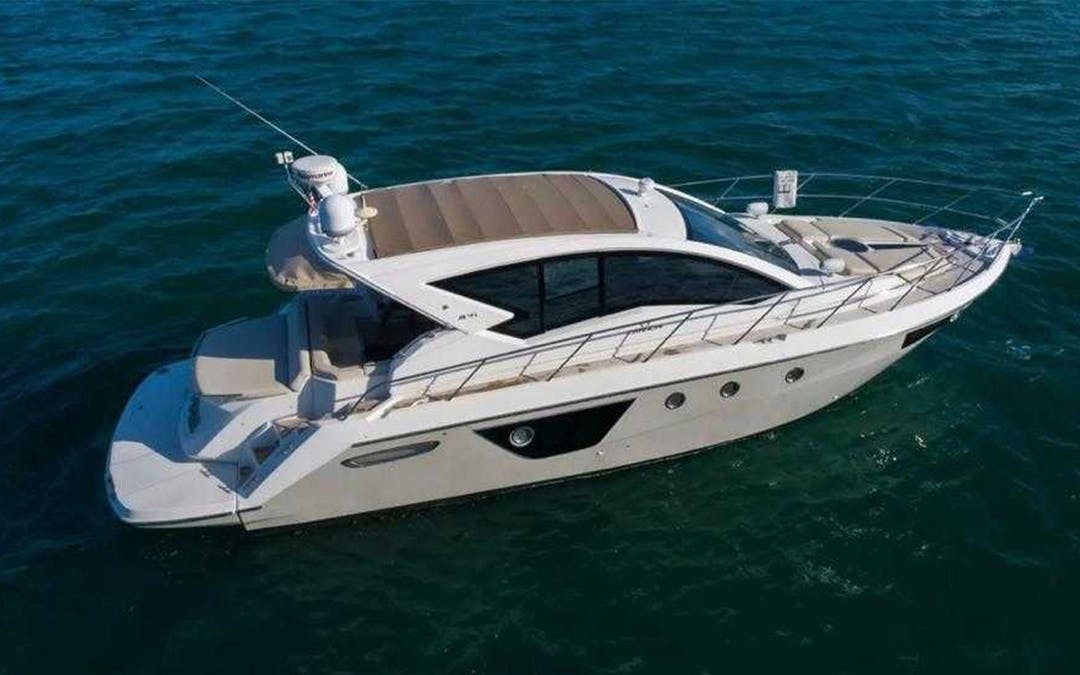 44 Cranchi luxury charter yacht - 4000 Crandon Blvd, Key Biscayne, FL 33149, USA