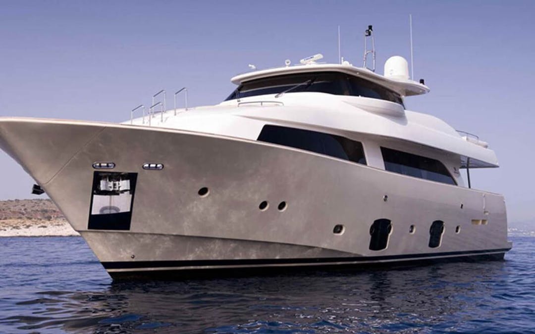 86 Ferretti luxury charter yacht - Athens, Greece