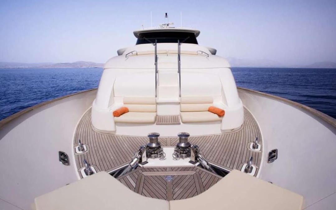 86 Ferretti luxury charter yacht - Athens, Greece
