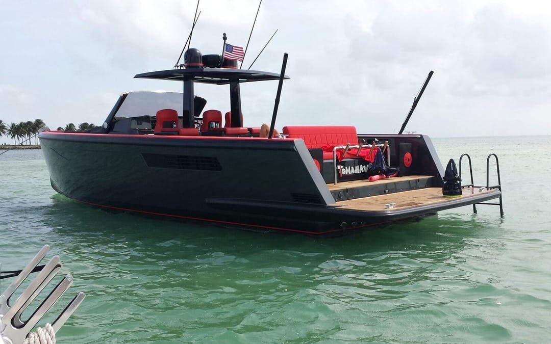 40 Fjord luxury charter yacht - Miami Beach Marina, Alton Road, Miami Beach, FL, USA