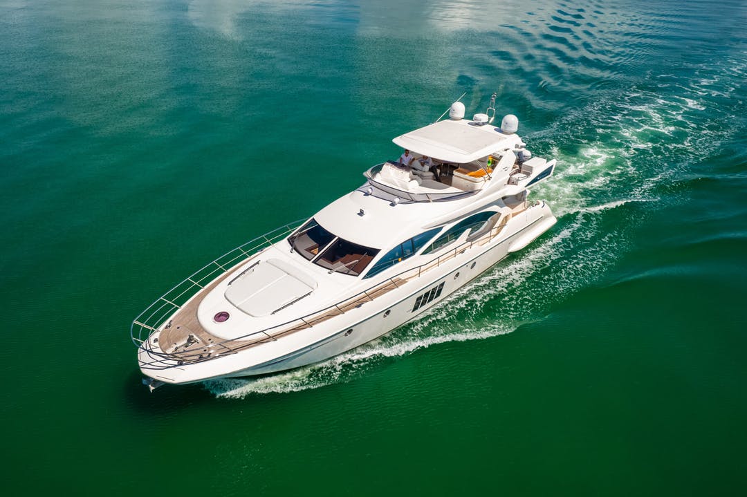 70 Azimut luxury charter yacht - Miami Beach Marina, Alton Road, Miami Beach, FL, USA