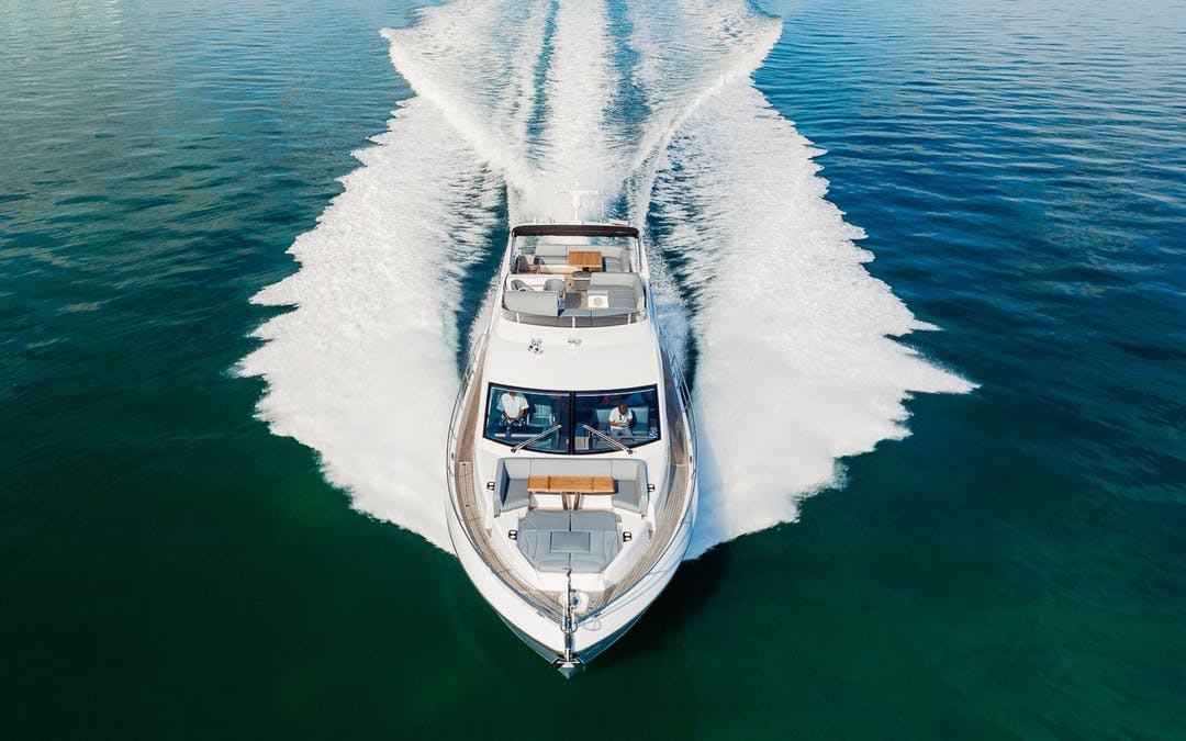 68 Sunseeker luxury charter yacht - Belmont Harbor, Chicago, IL, USA