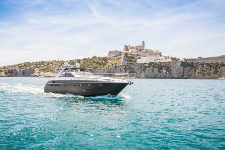 52 Princess luxury charter yacht - Marina Botafoch, Ibiza, Spain