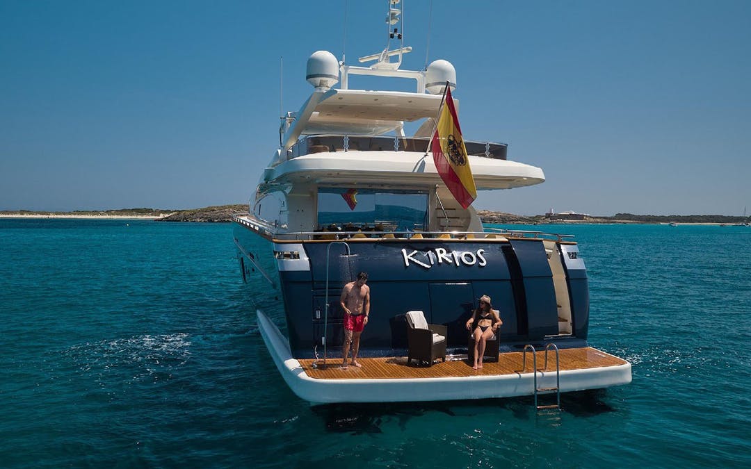 102 Astondoa luxury charter yacht - Ibiza, Spain